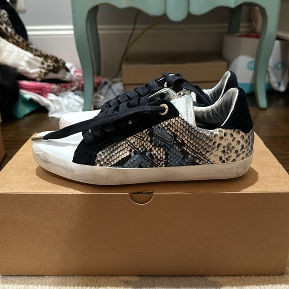 Zadig & Voltaire snake skin sneakers - Picture 2 of 9